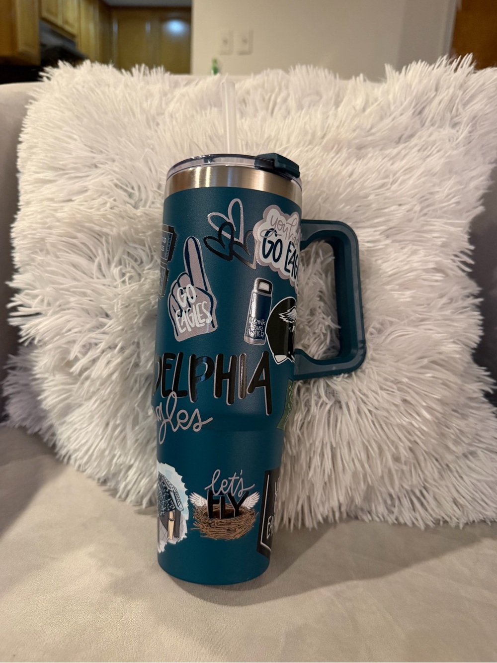 Philadelphia Eagles Insulated Travel Tumbler with Handle